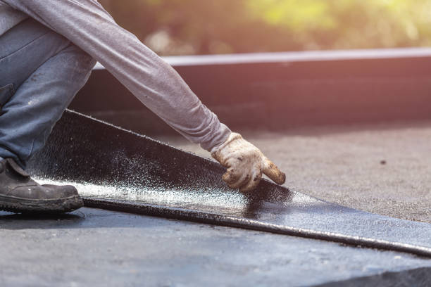 Professional Crawl Space Encapsulation technician working in Evart, MI